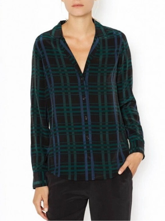 Equipment Tops - EQUIPMENT Slim Signature Silk Blouse